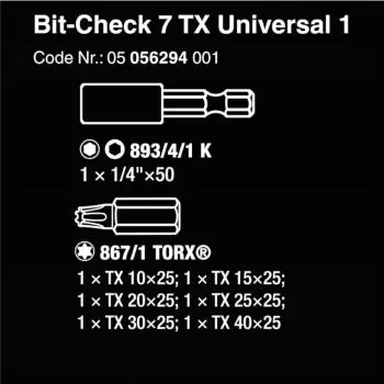 Bit Check 7 TX Universal 1
